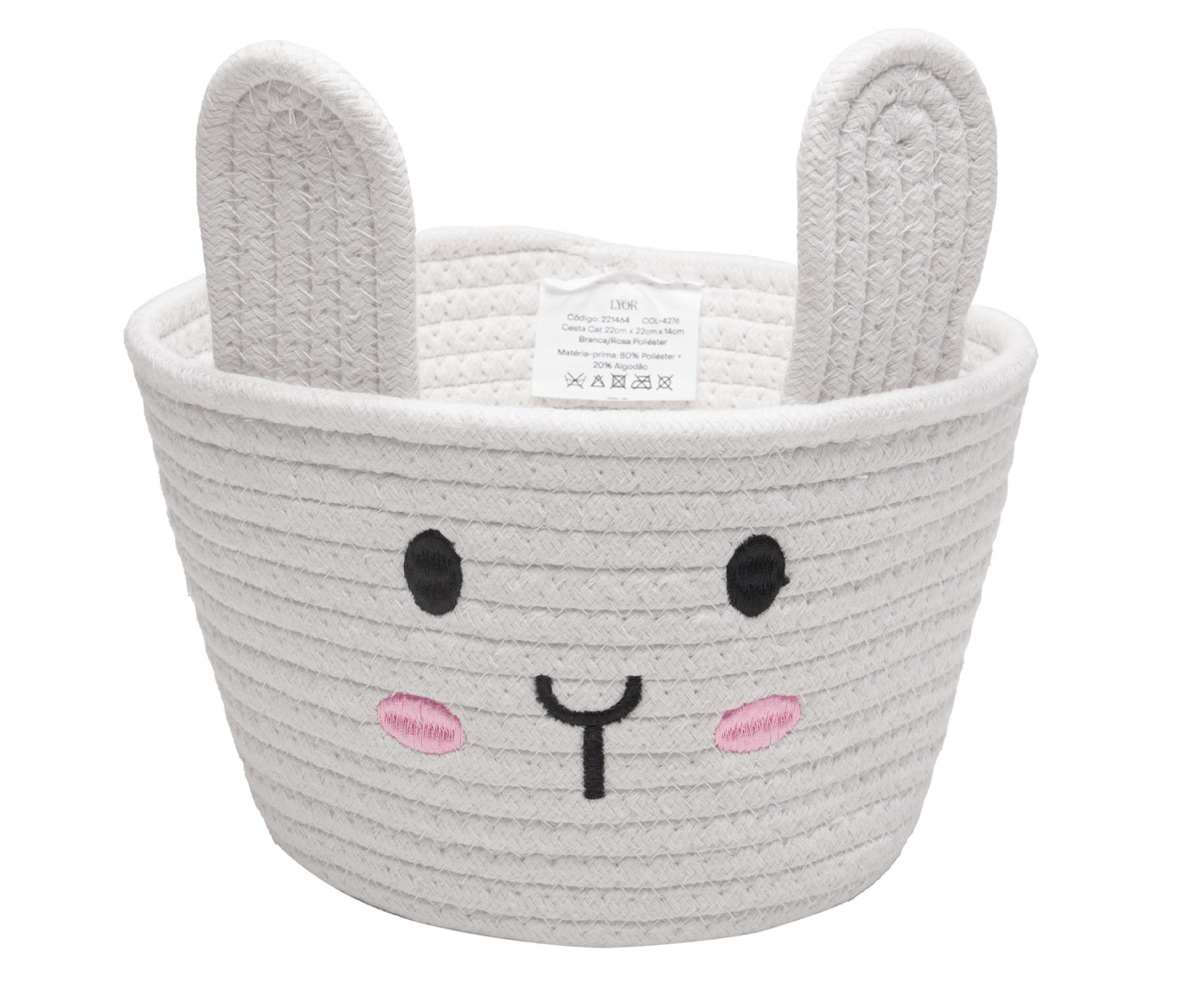 Cesta Rabbit Branco - image 0