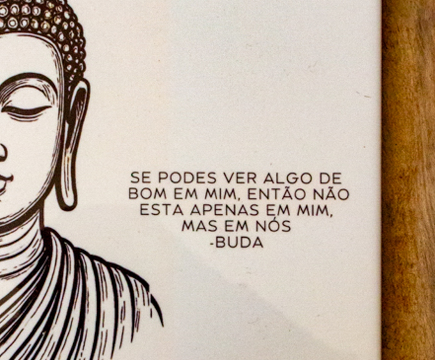 Azulejo Decorativo "Se Podes Ver Algo de Bom" Buda image number 3