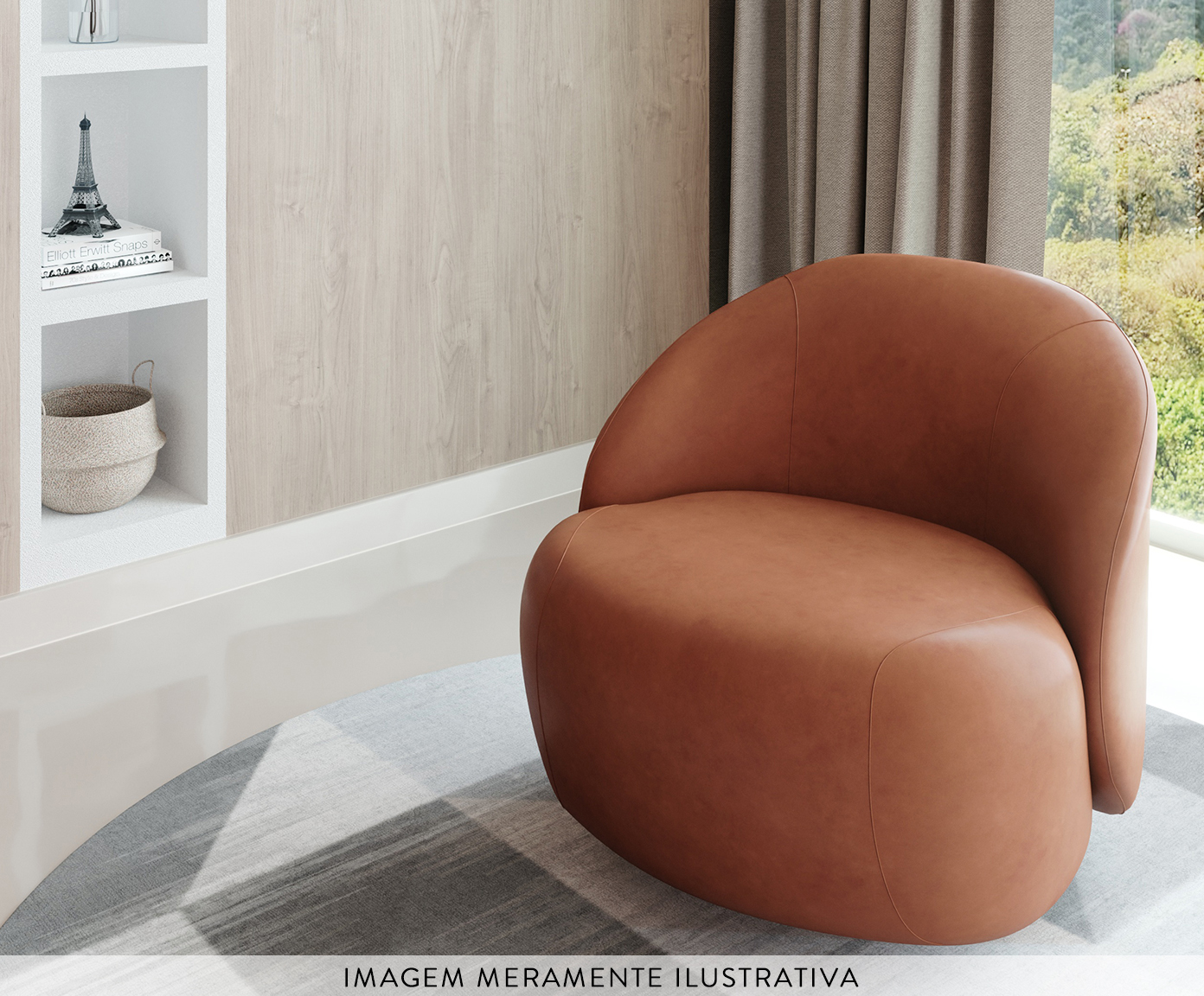 Poltrona Zoe Marrom image number 2