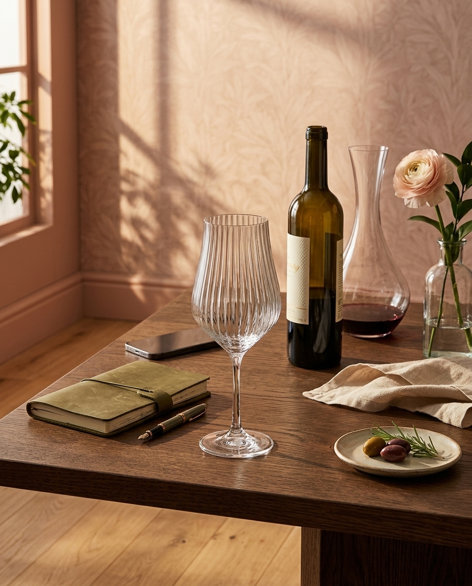 Jogo de Ta&ccedil;as para Vinho Tinto Tulipa Optic - image 1
