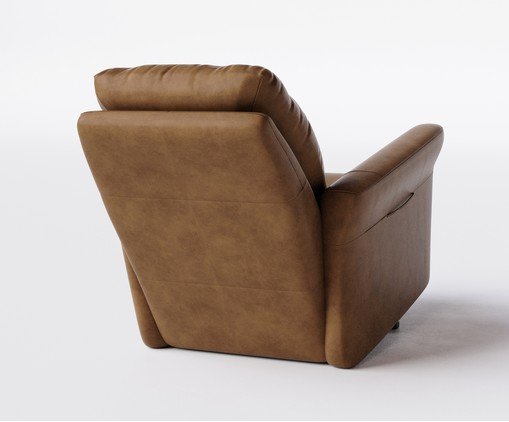 Poltrona Blend com Lift Couro Nozes - image 1