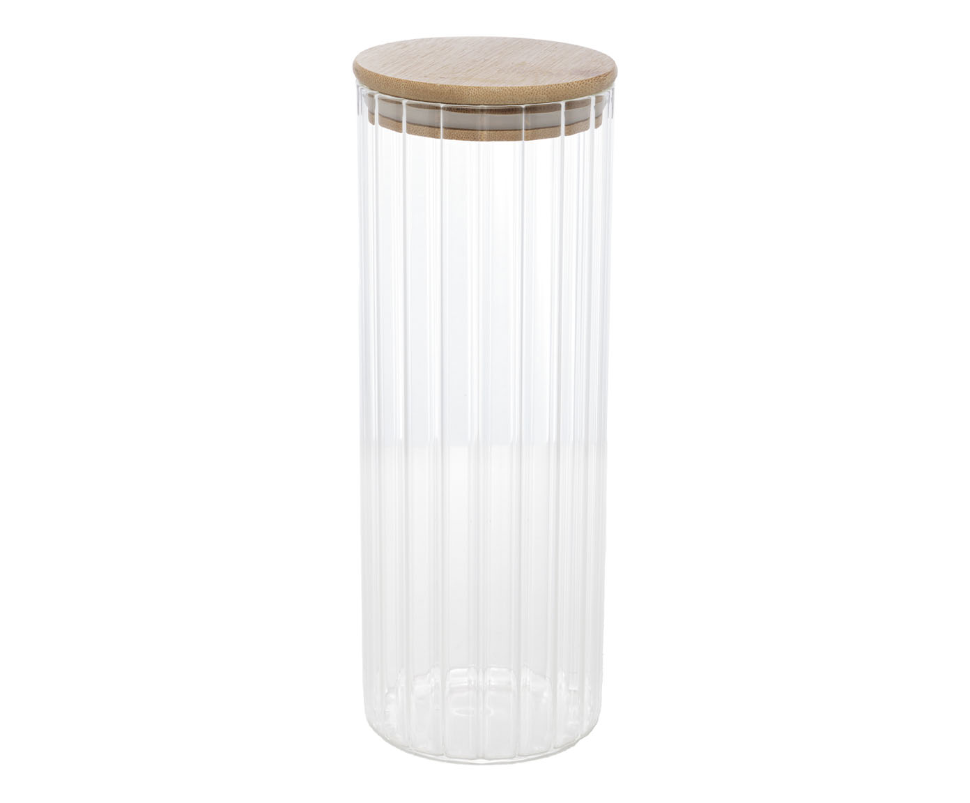 Porta-Mantimento com Tampa de Bambu - image 0