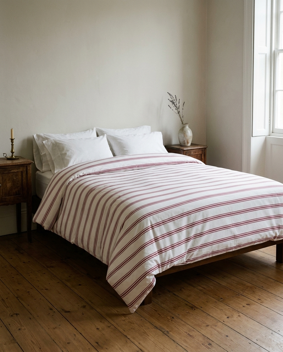 Duvet Listras Capri Vermelho 200 Fios image number 3
