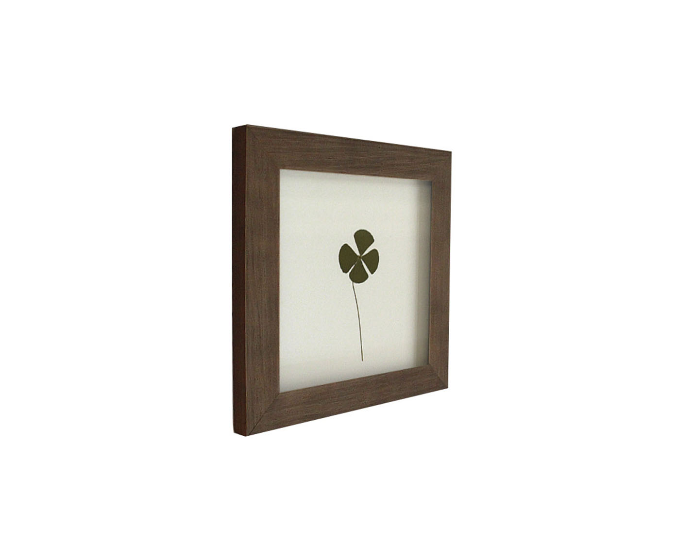 Quadro Trevo Imbuia image number 1