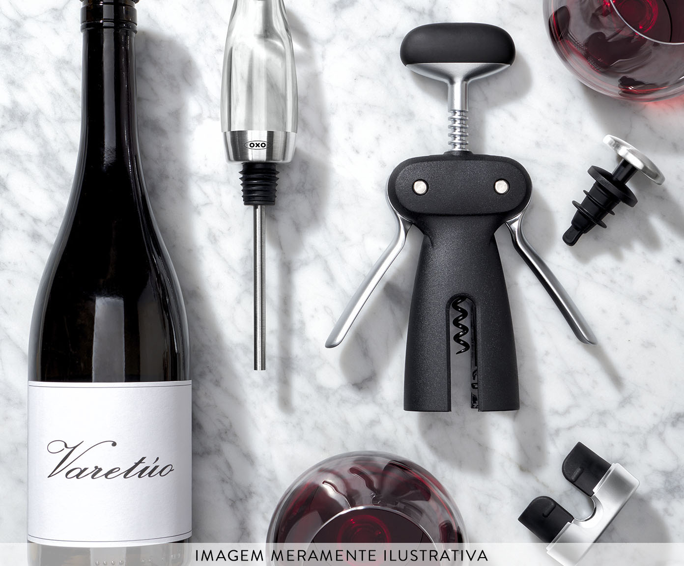 Jogo de Tampa para Vinho em Inox Sertorio image number 3