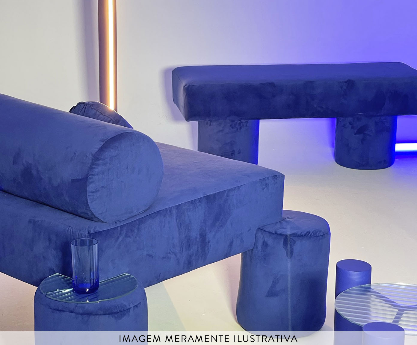 Poltrona Roberto Azul image number 3