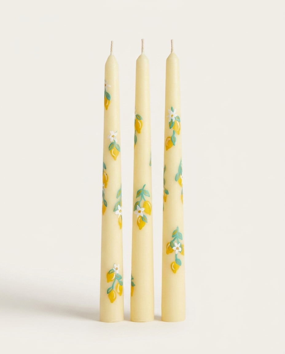 Velas para Casti&ccedil;al Lim&atilde;o Siciliano - 3 pe&ccedil;as - image 0