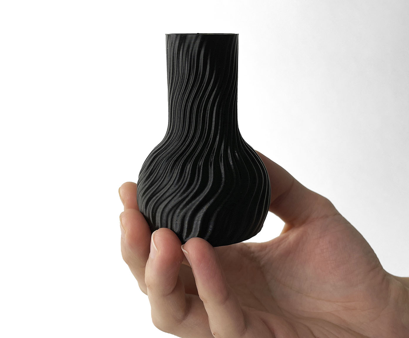 Mini Vaso Onda 2 Preto image number 3