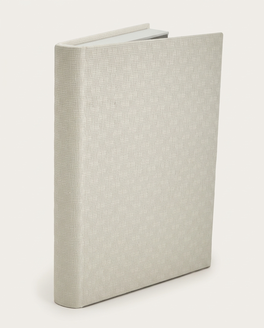Livro - Caixa Texturizado Off White image number 0