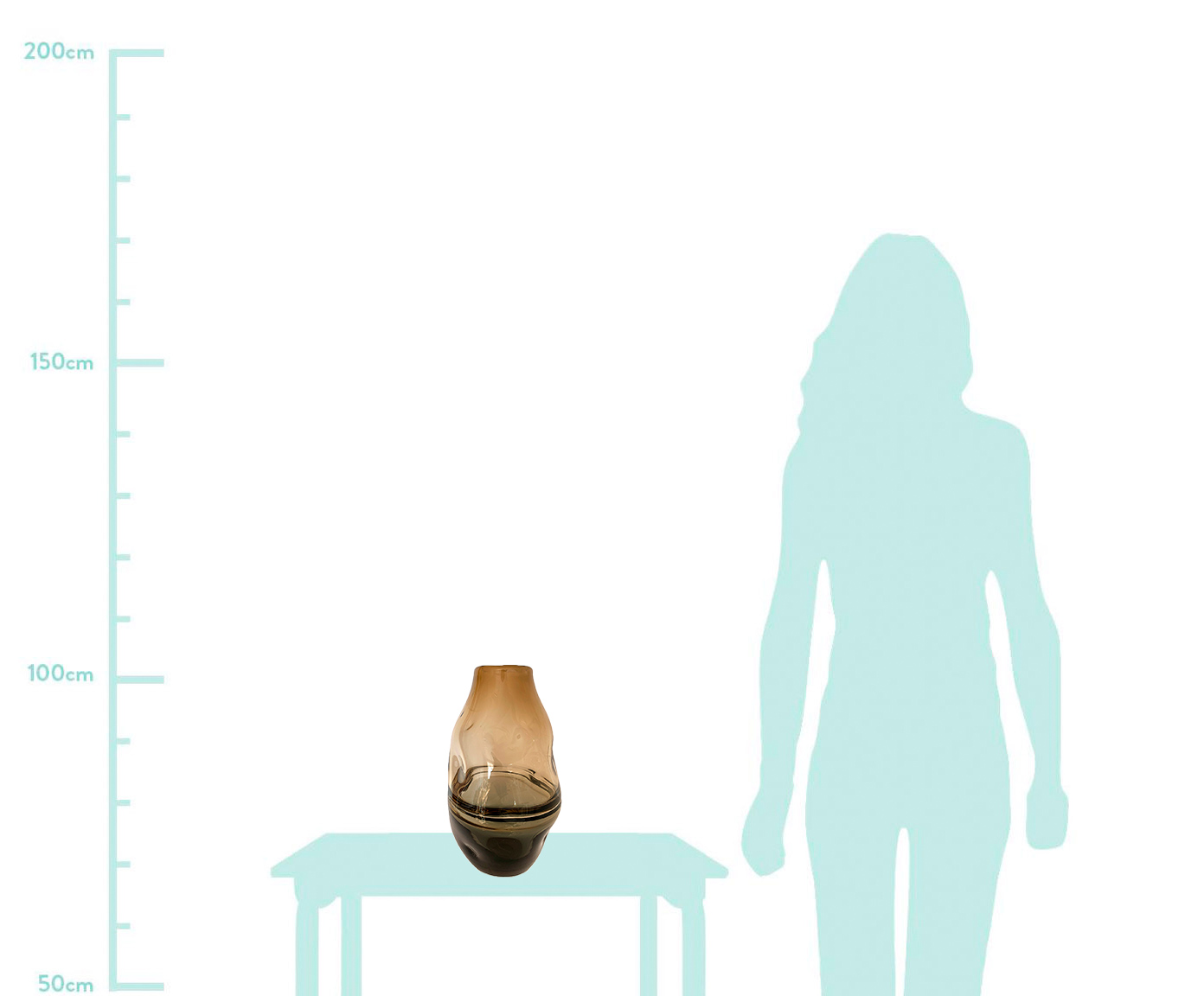 Vaso em Cristal Morales image number 1