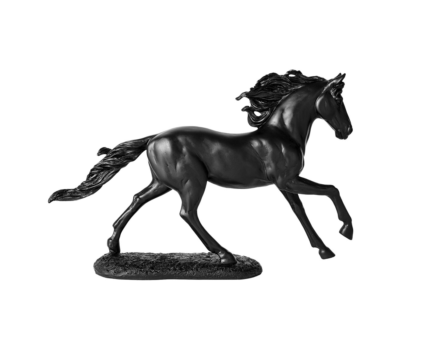 Adorno Decorativo Cavalo Preto image number 0