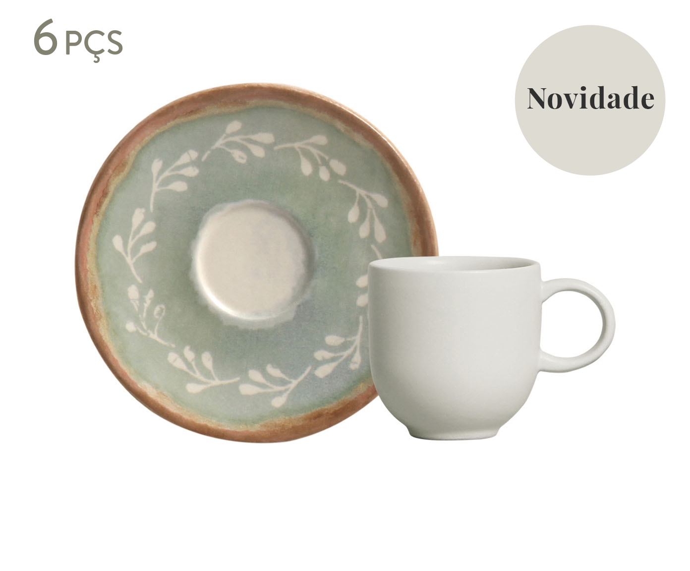 Jogo de X&iacute;caras para Caf&eacute; New Mediterr&acirc;neo &Eacute;tnico - image 0