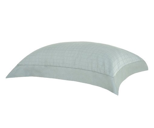Fronha Damask Square com Abas Verde 300 Fios - image 0