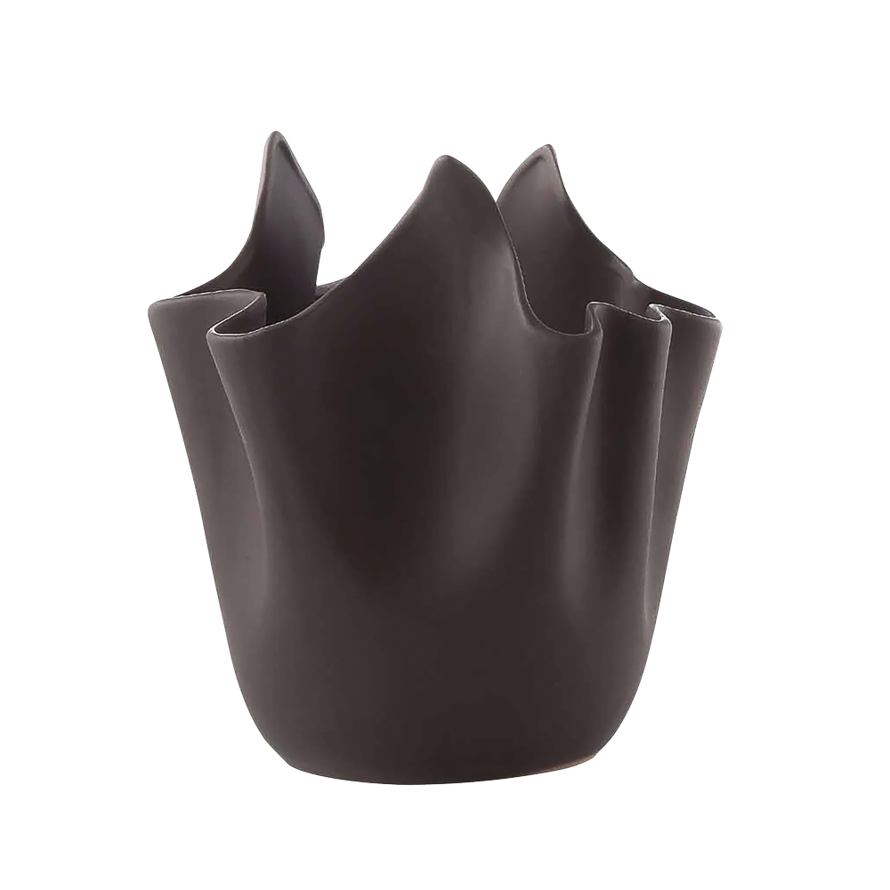 Vaso em Cer&acirc;mica Fabric Preto - image 0