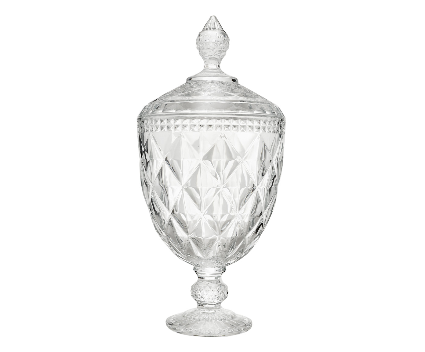 Bomboniere em Cristal Diamond Transparente image number 0