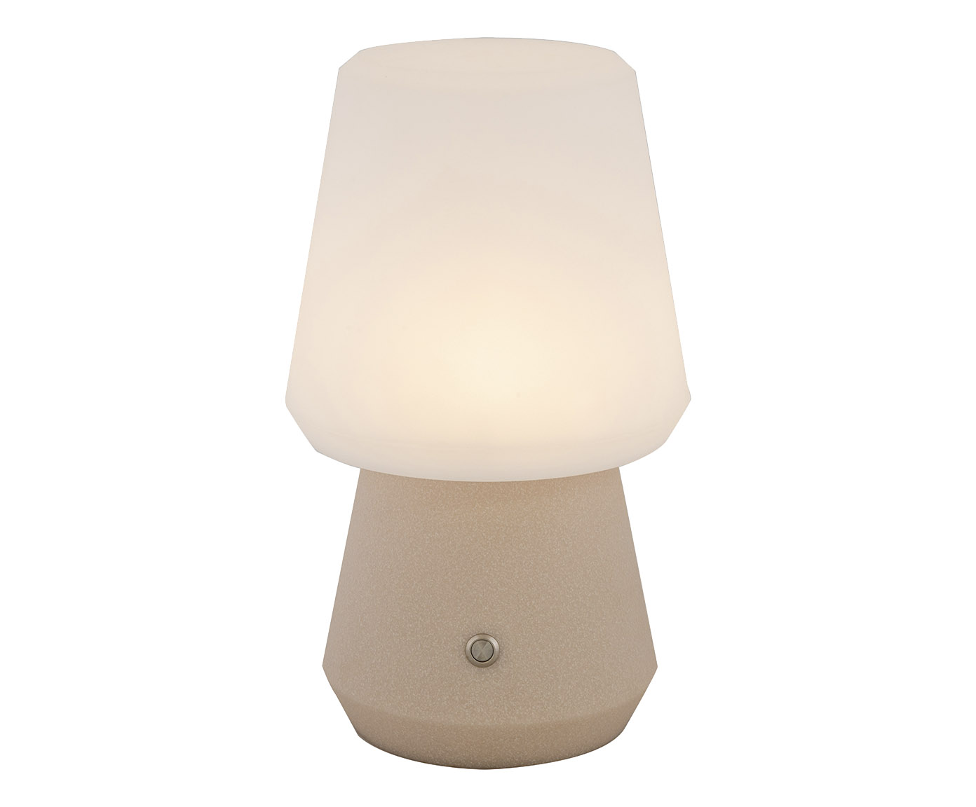 Lumin&aacute;ria de Mesa Recarreg&aacute;vel Bivolt Bloom Bege - image 0