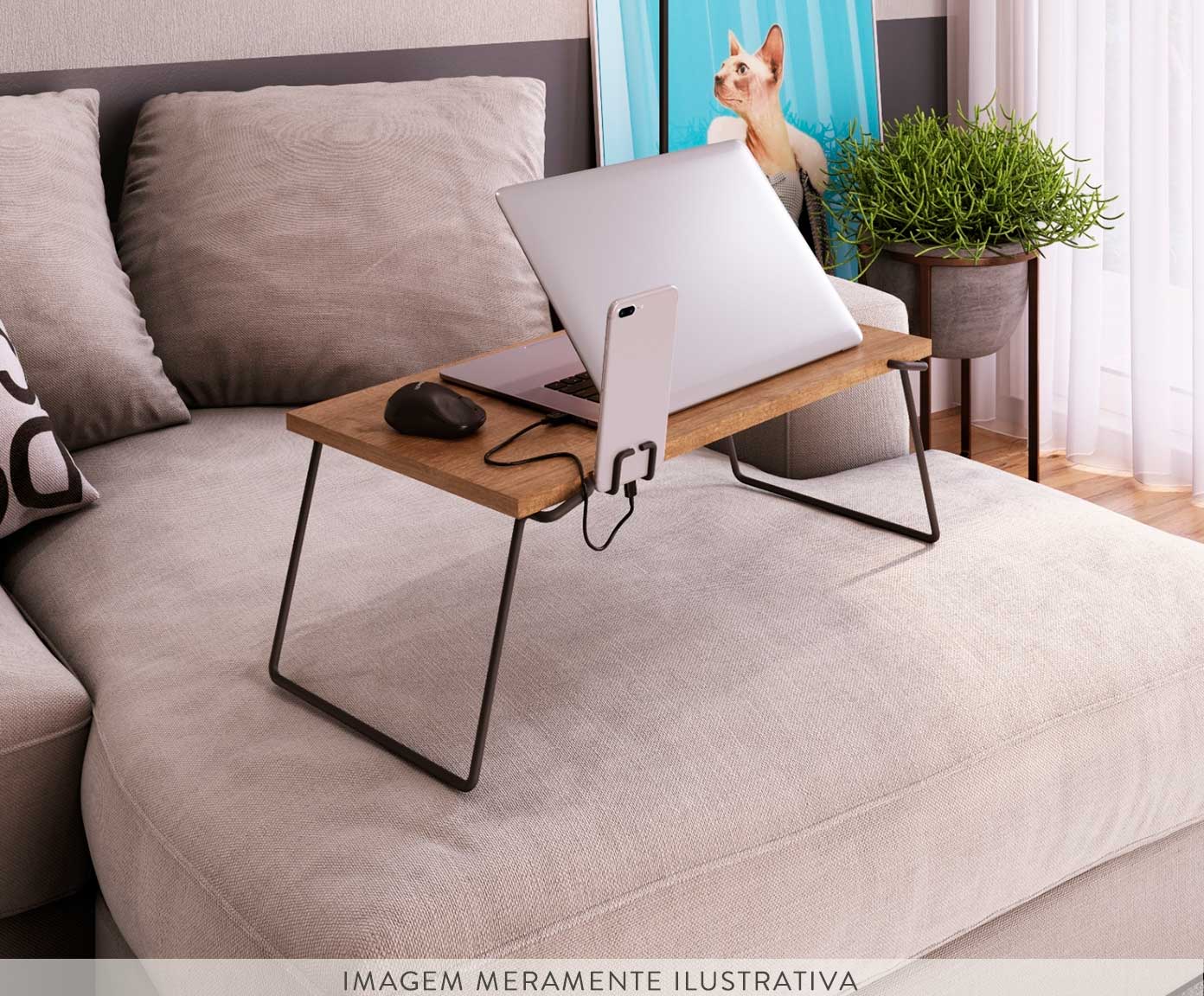 Mesa para notebook Industrial - Vermont image number 2