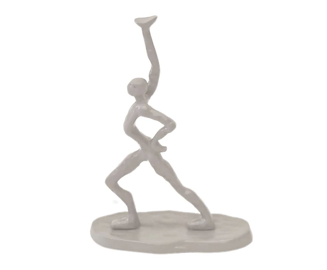 Escultura Ginasta Olimpica Prata image number 0