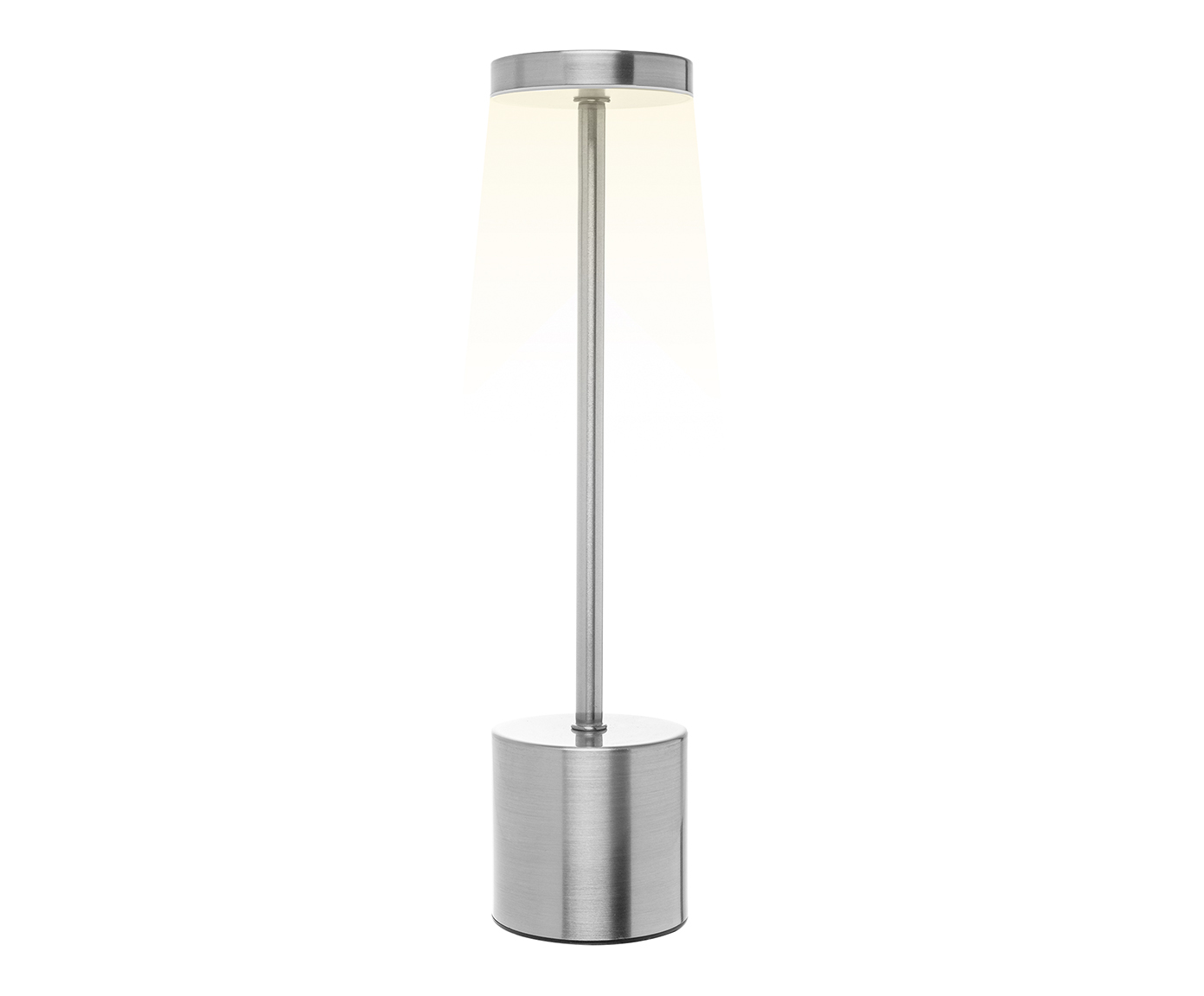 Lumin&aacute;ria de Mesa em Led Cosmos Prateada - image 1