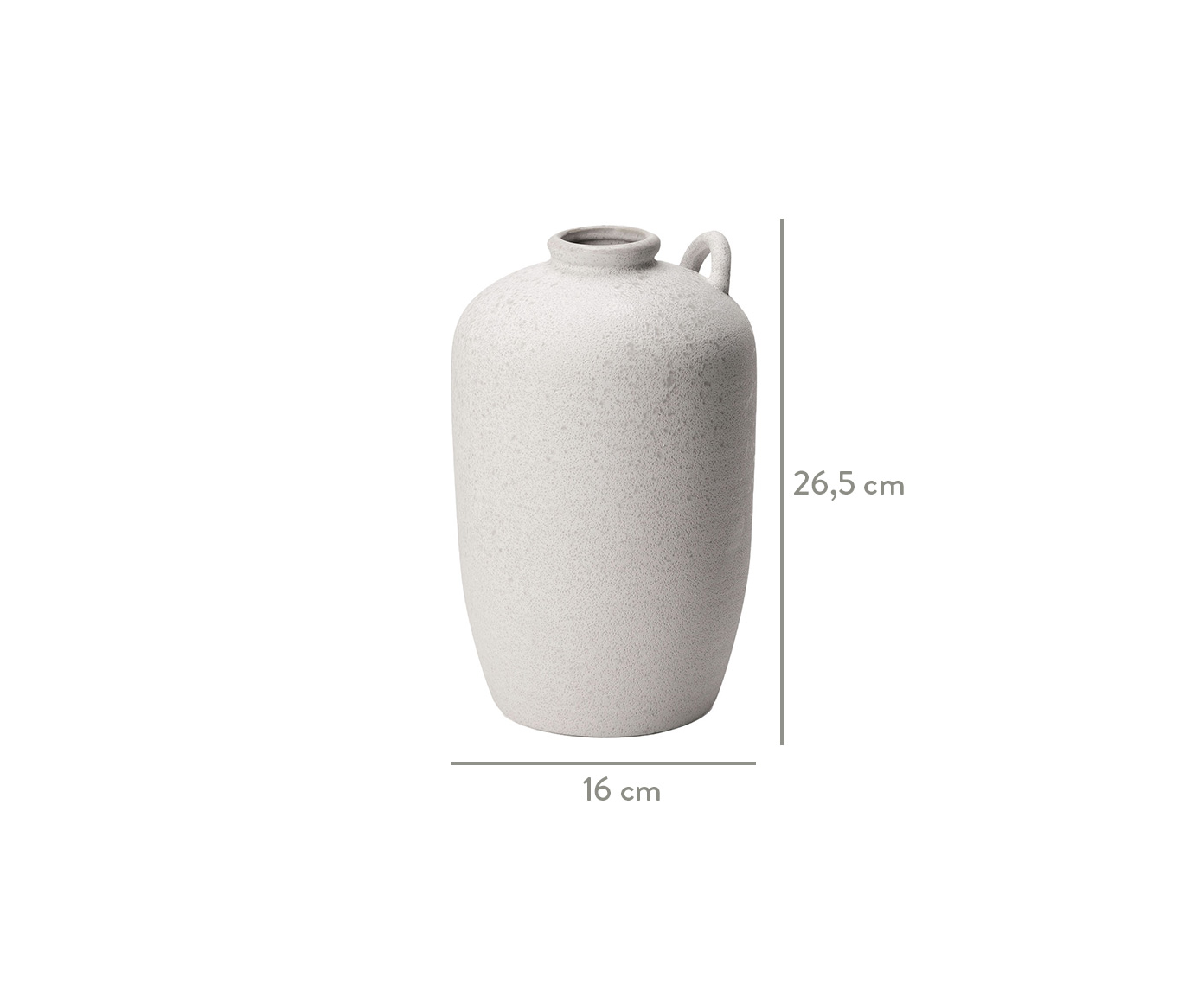 Vaso em Cer&acirc;mica Shir - Off White image number 2