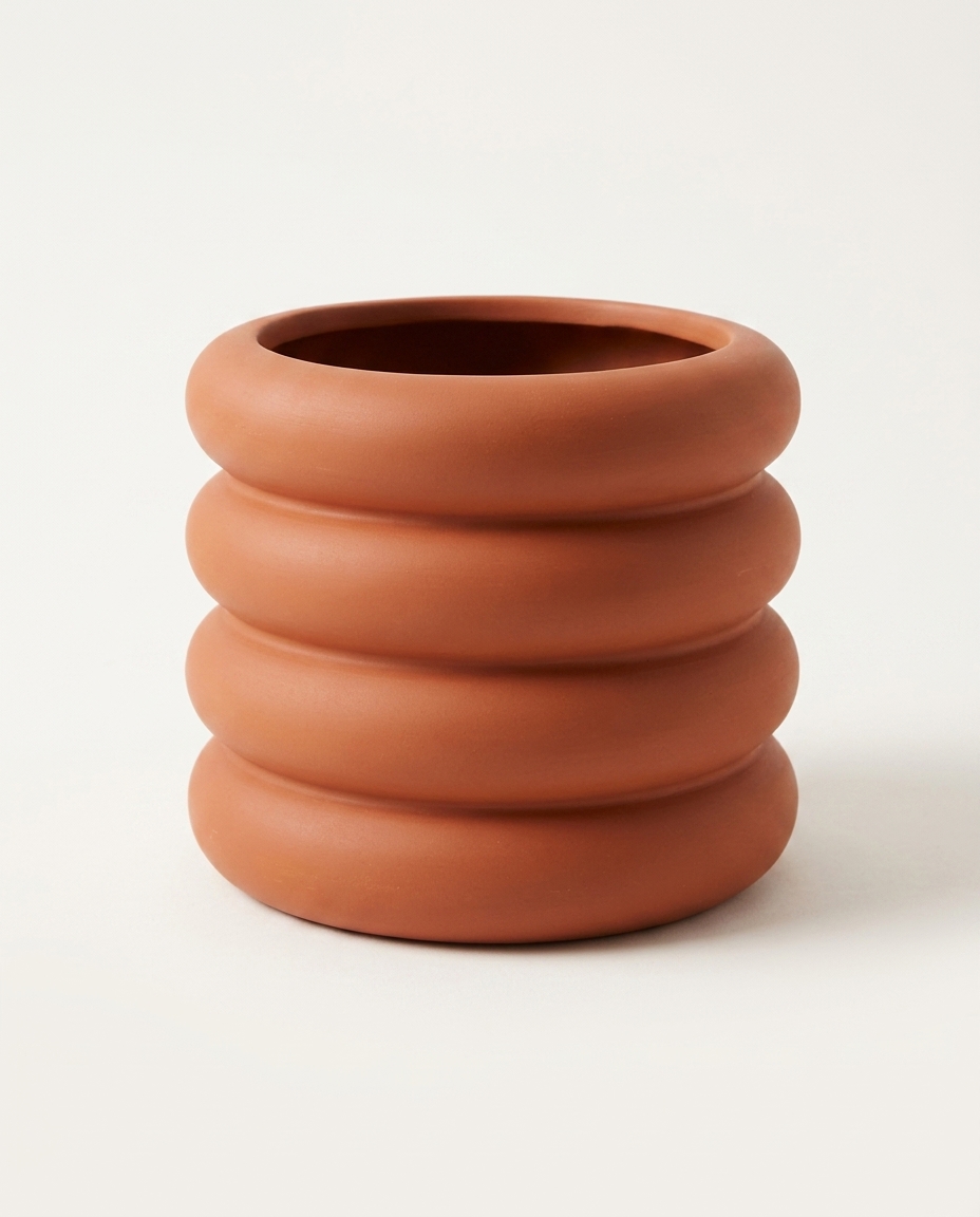 Vaso em Cer&acirc;mica Michelin Laranja I - image 1