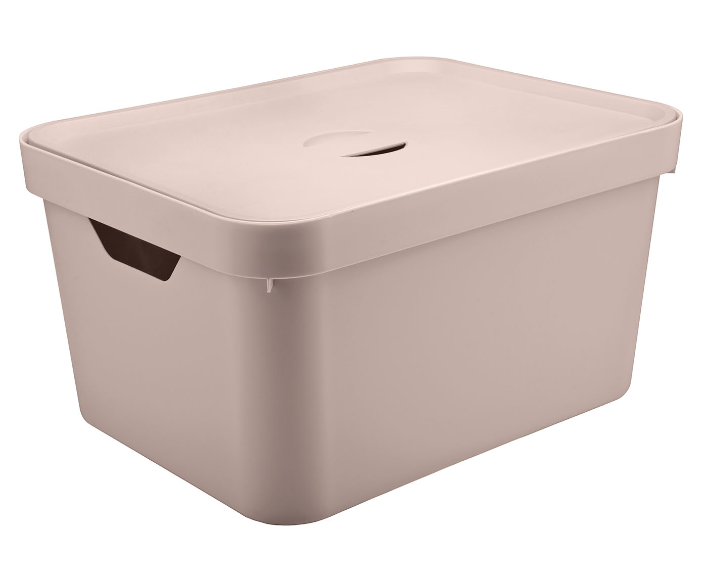 Caixa Organizadora Cube com Tampa Rosa - 46X24,5X36cm - image 0