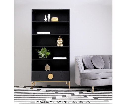 Estante Cerchio D'Oro - Preto image number 7