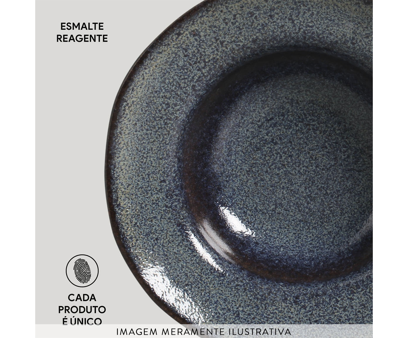 Jogo de Pratos para Sobremesa Titanium Azul Escuro lV image number 4