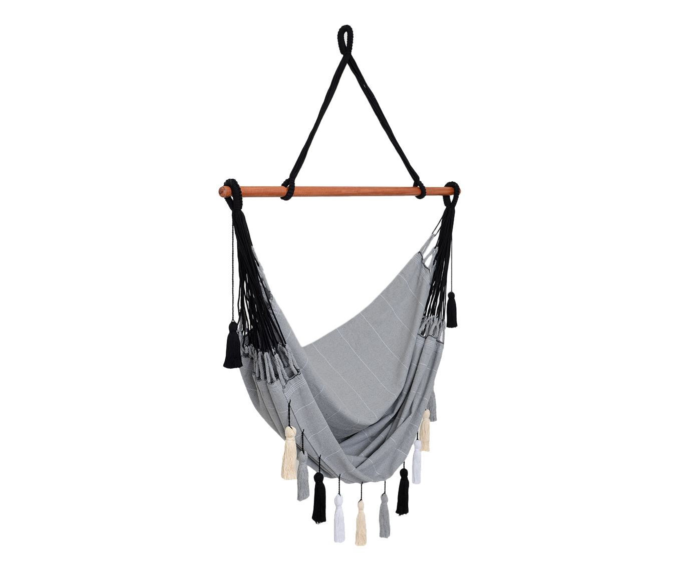 Poltrona Suspensa com Tassel Mar Cinza - image 1