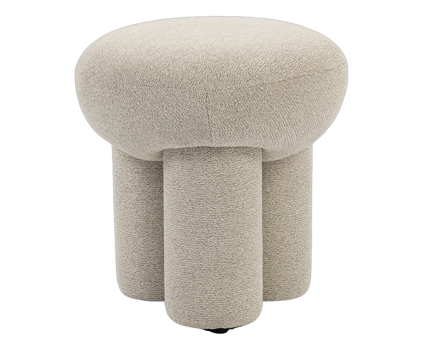 Puff Orbe Tecido Off White Mescla - image 0