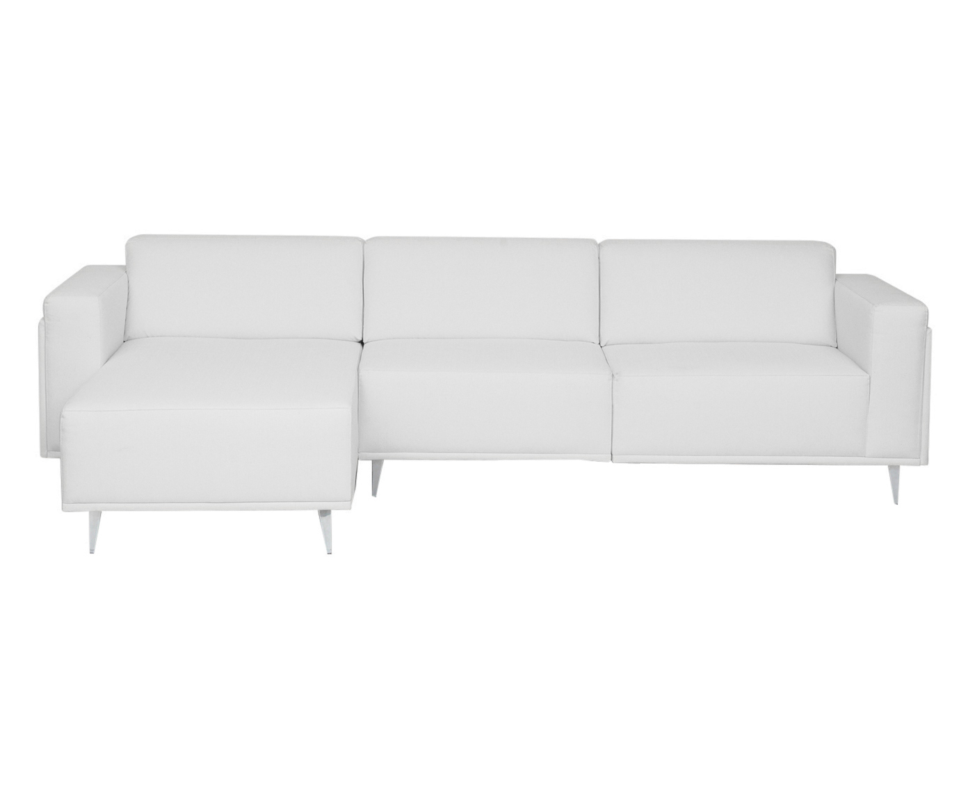 Sof&aacute; Modular com Chaise Direita em Linho Antonio Cotton image number 0