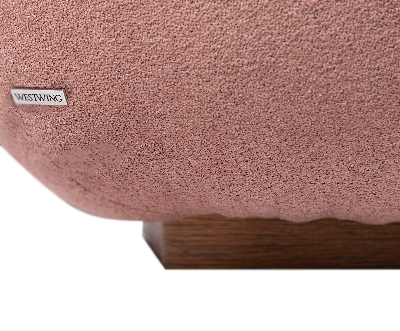 Poltrona em Veludo Boucle Nube Rose image number 2