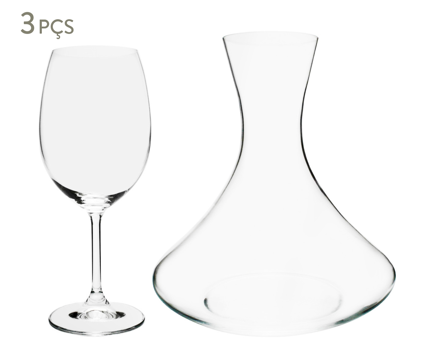 Jogo para Servir Vinho em Cristal Ecol&oacute;gico F&oacute;rum image number 0
