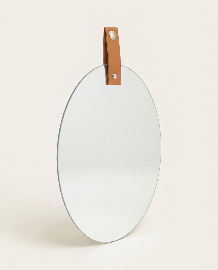 Espelho de Parade Leather Oval - image 1
