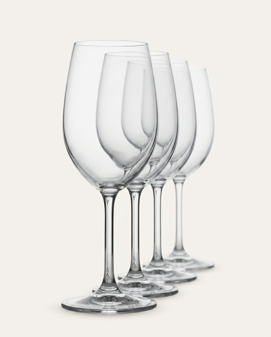 Jogo de Ta&ccedil;as para Vinho em Cristal Anna image number 2