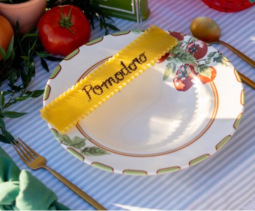 Jogo de Pratos Fundo Pomodoro Vermelho - image 1