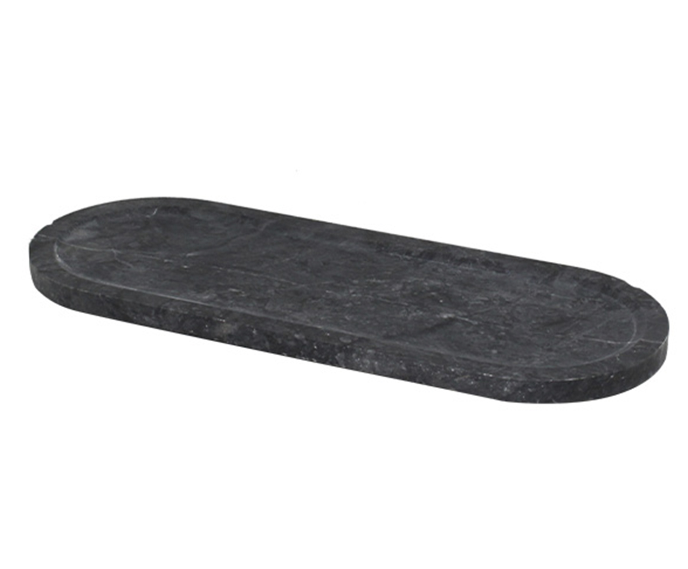 Centro de Mesa em M&aacute;rmore Ellisse Preto - image 0