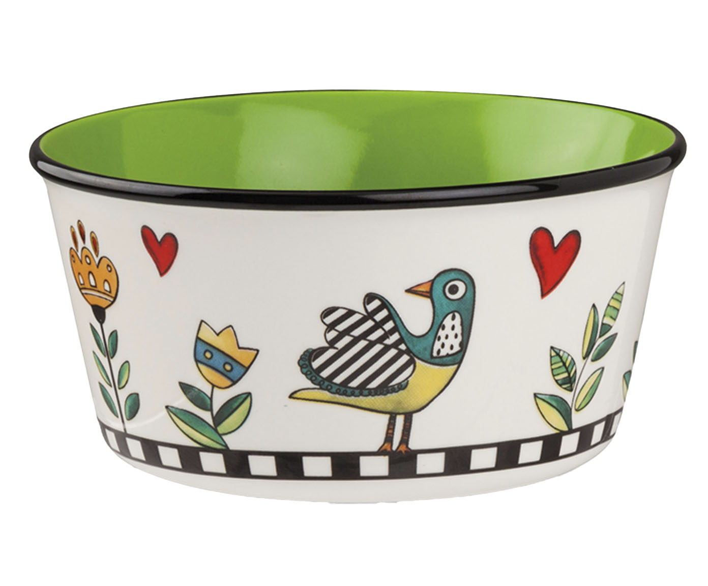Bowl New Bone China Cocorico Verde - image 0