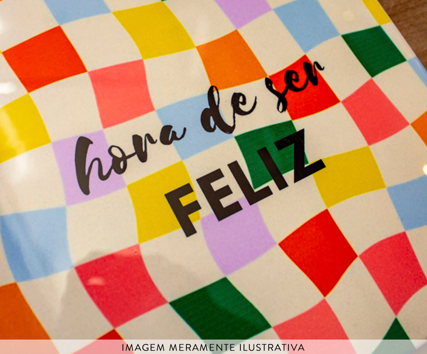 Azulejo Decorativo "Hora de Ser Feliz" image number 2