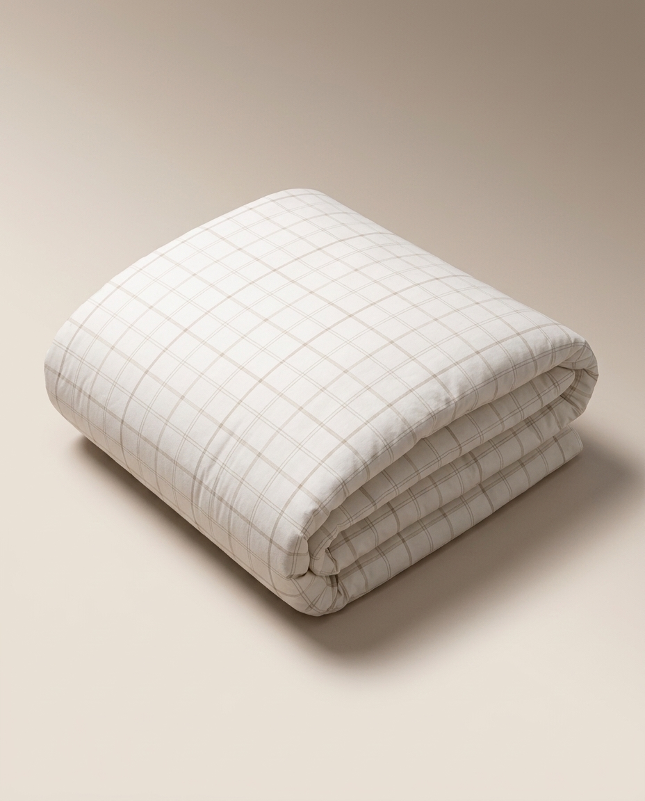Duvet Xadrez Siena Bege Avel&atilde; 200 Fios image number 6