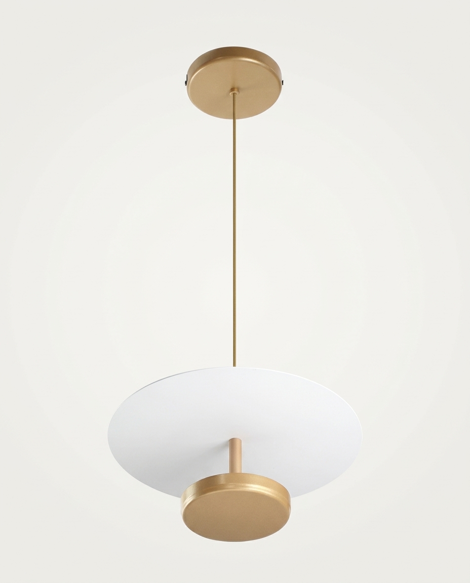 Pendente Slice em Led Dourado Ono Bivolt - image 0