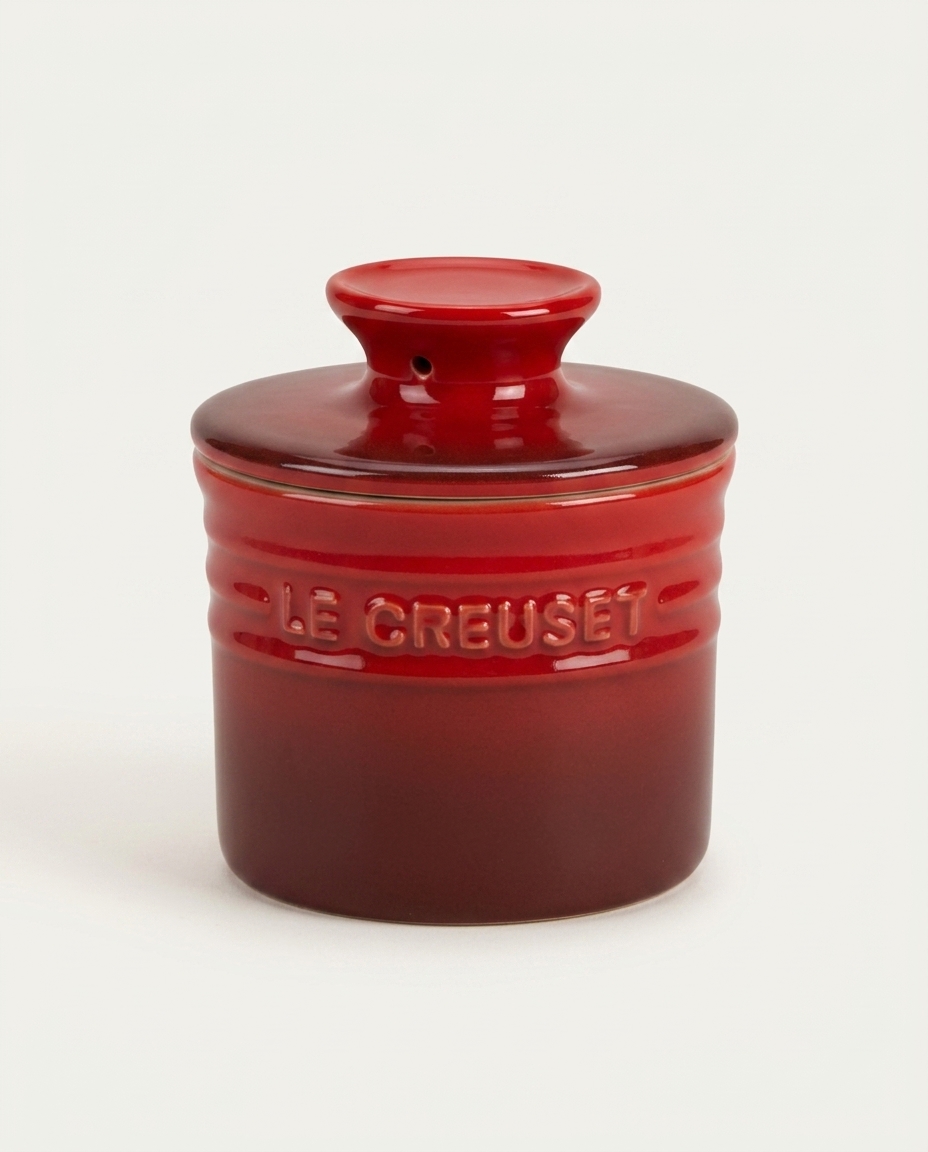 Pote para Manteiga Vermelho - 10X10cm image number 3