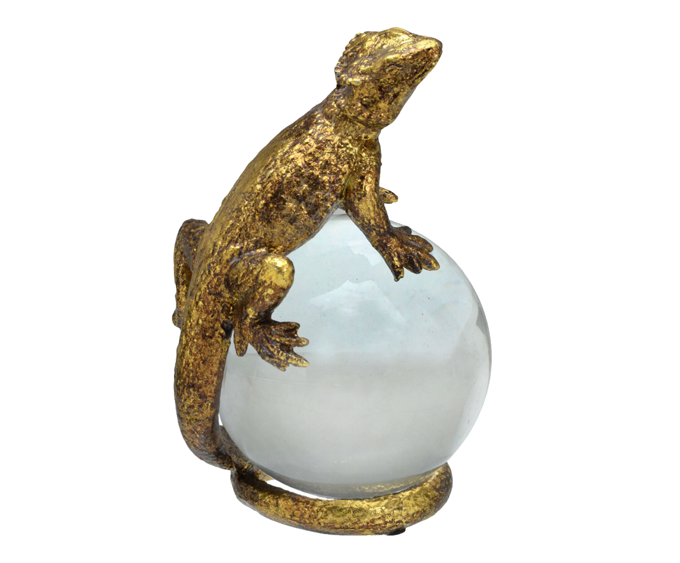 Adorno Decorativo Lagarto Na Bola de Cristal image number 0