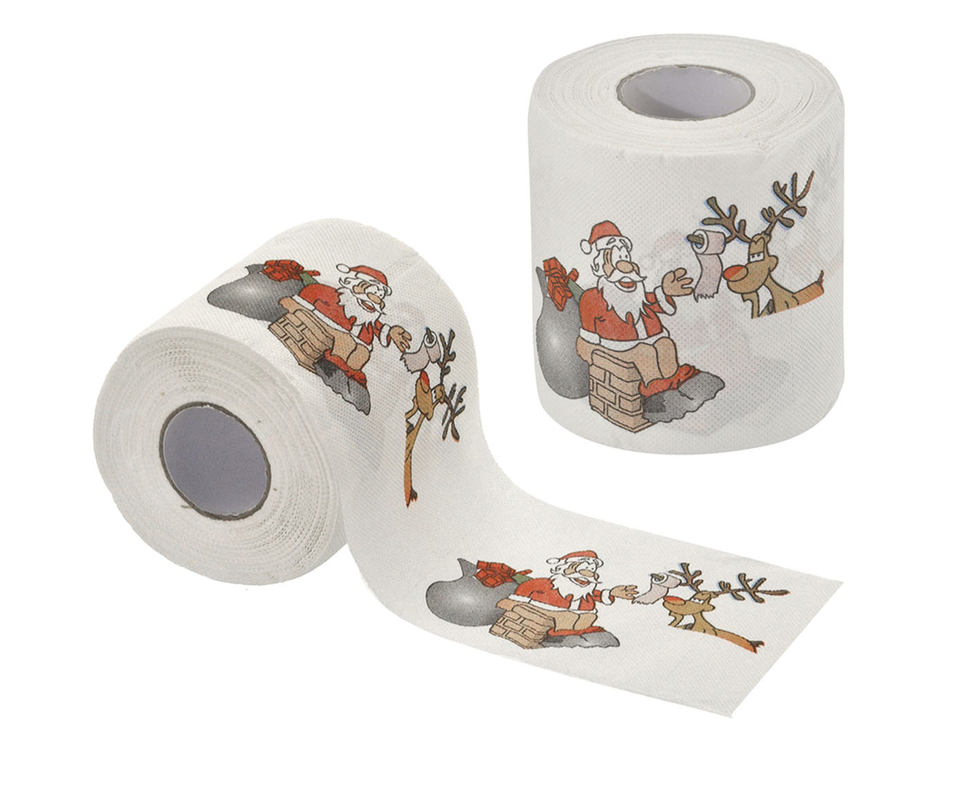 Rolo de Papel Higi&ecirc;nico Papai Noel e Rena - image 0
