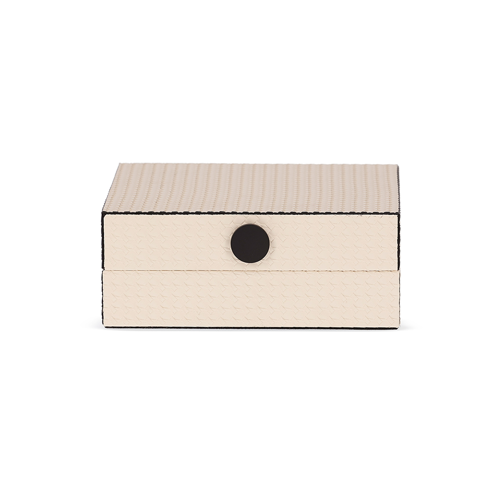 Caixa Decorativa Parassiet Off White - image 0