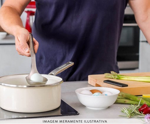 Colher Premium Ladle Brushed Stainless Steel image number 6