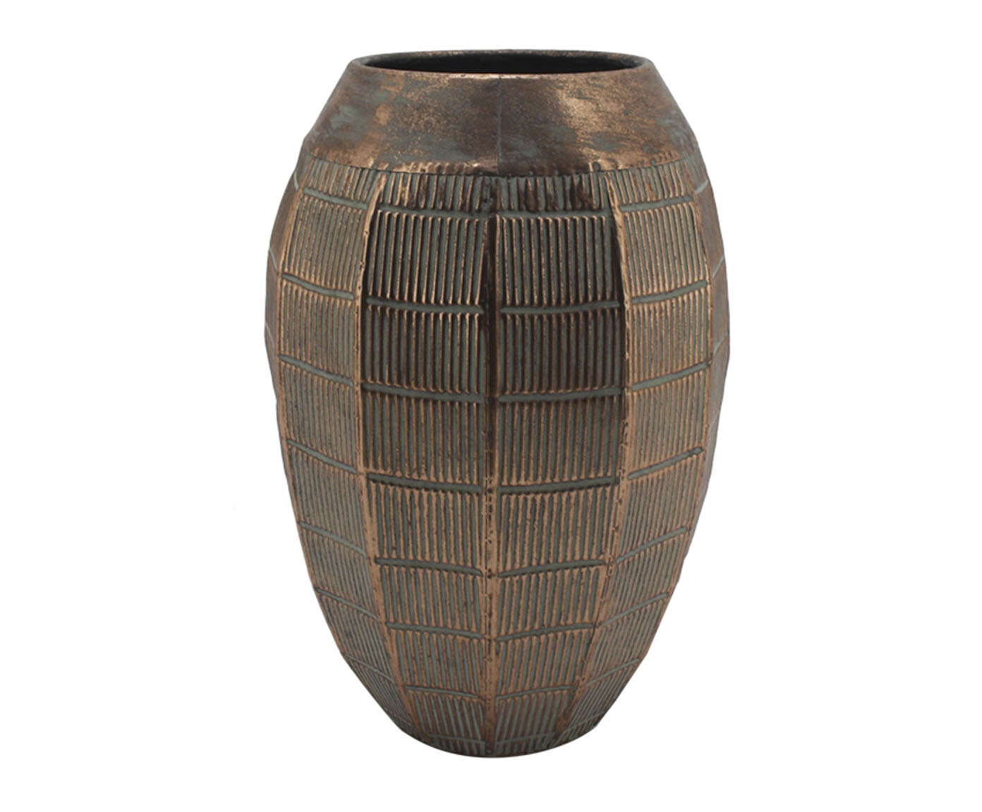 Vaso em Metal Clay II Bronze - image 0