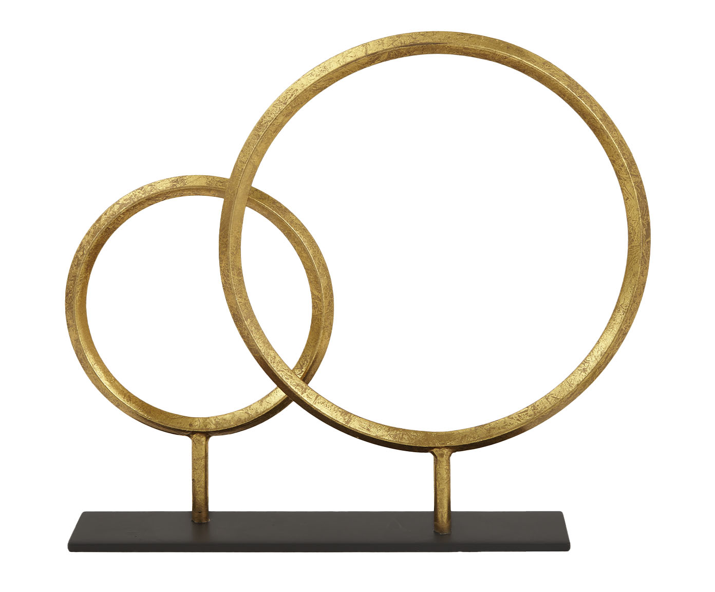 Adorno Decorativo em Metal Dourado image number 0