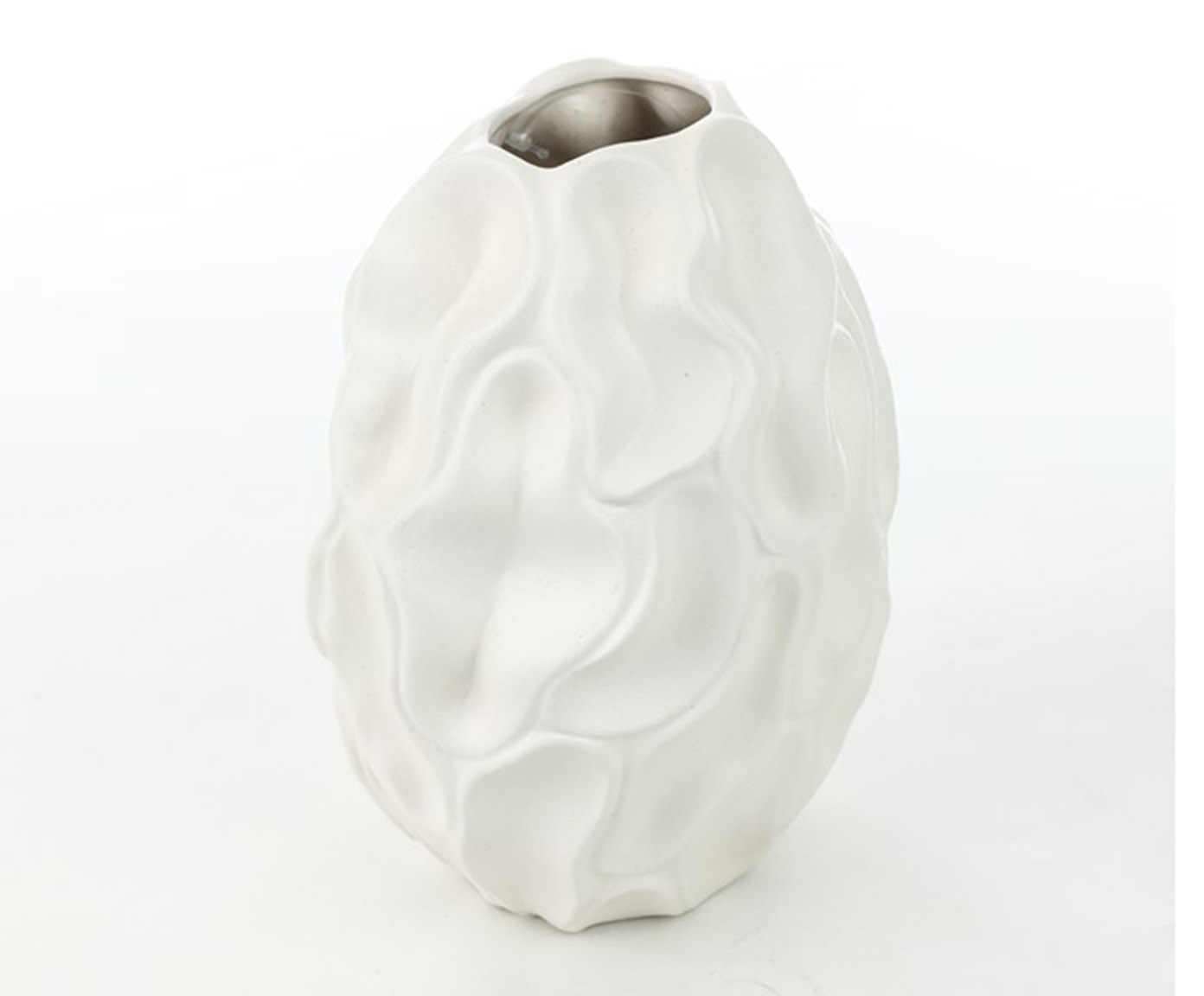 Vaso Decorativo Chase Branco Fosco - image 1