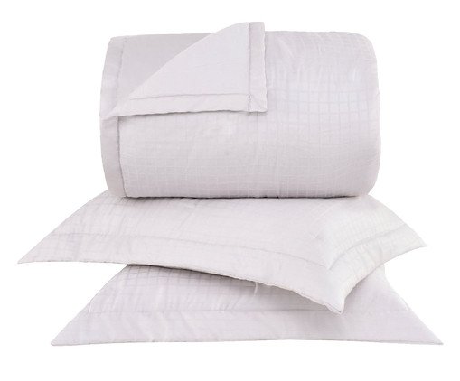 Jogo de Cobre-Leito Damask Square Rosa 300 Fios - image 0